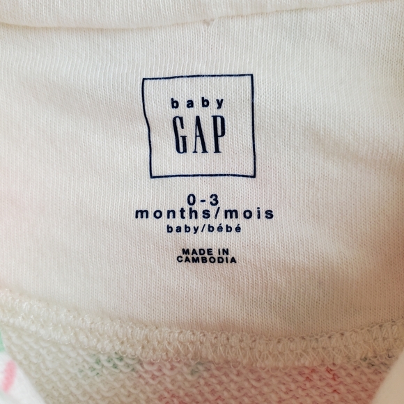 Baby GAP 0-3 month Hooded Ear Sweater - Picture 5 of 6